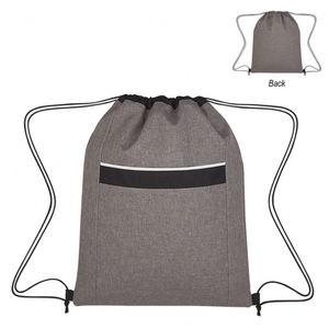 Sacs à cordon tendance personnalisés, sacs à dos de sport en polyester bon marché pour la promotion, vente en gros - Product Image 5
