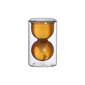 <span class=keywords><strong>Tasse</strong></span> <span class=keywords><strong>en</strong></span> verre à double paroi <span class=keywords><strong>en</strong></span> forme de <span class=keywords><strong>terre</strong></span> créative, <span class=keywords><strong>tasse</strong></span> à eau <span class=keywords><strong>en</strong></span> verre à liqueur Globe, <span class=keywords><strong>tasse</strong></span> chaude/froide réutilisable, emballage avec logo personnalisé OEM - Product Image 5