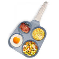 Batterie de cuisine en aluminium antiadhésive, design moderne et luxueux, compatible induction, pour la cuisson domestique et la poêle à frire pour le petit-déjeuner, vente en gros usine