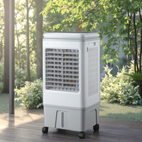 2024 nouveau refroidisseur d'air solaire ventilateur de brouillard refroidisseur d'air cc petit refroidisseur d'air d'eau pour extérieur et Garage électrique et alimenté par batterie