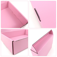 Boîte en carton ondulé personnalisée écologique, emballage de luxe pour chapeaux, robes, vêtements, sous-vêtements, chaussettes, boîte d'expédition avec logo imprimé