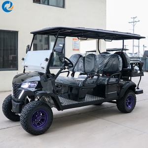 OEM Available 6 Seater Electric Golf Car 48V 350Ah Rear Cargo <b>Box</b> with 90km Range and 30-50km/h <b>for</b> State Park Maintenance - Product Image 5
