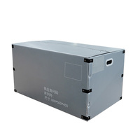 Coroplast Corex Correx Boîte en carton en plastique pour stockage en entrepôt avec couvercle pliable pliable