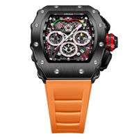 ONOLA 6833 Marken-Sportchronographen, hochwertige Herren-Automatikuhren, mechanische Uhren mit anpassbarem Logo.