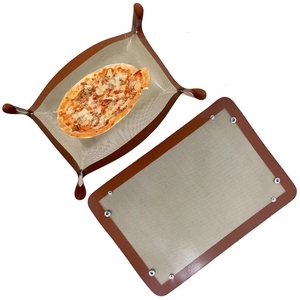 Tapis de cuisson carré en silicone de qualité alimentaire anti-déversement avec boucle à clou, résistant aux hautes températures, écologique et compatible lave-vaisselle - Product Image 4