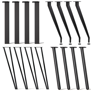 Patas de Mesa Industriales de Hierro Fundido y Acero para Restaurante, Banco, Comedor, Cafetería, Muebles de Oficina, Escritorio, Patas Metálicas para Mesa de Comedor - Product Image 1