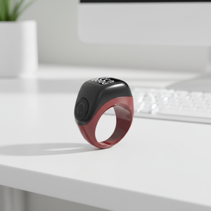 Bague connectée <span class=keywords><strong>de</strong></span> prière islamique Zikr avec rappel <span class=keywords><strong>5</strong></span> fois par jour, alertes vibrantes, fonction <span class=keywords><strong>de</strong></span> comptage <span class=keywords><strong>des</strong></span> pas et <span class=keywords><strong>des</strong></span> calories - Product Image 4