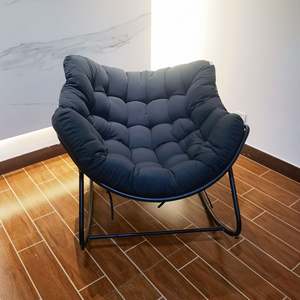 كرسي استرخاء مفرد بتصميم شمالي، شيزلونج هزاز من الألومنيوم، كرسي متأرجح على شكل بيضة للاستخدام الداخلي والخارجي في غرفة المعيشة - Product Image 5