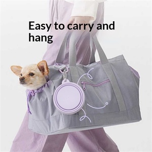 Bol pliable en silicone de qualité alimentaire pour animaux de compagnie - Bol à boire portable pour chiens et chats pour une utilisation diététique - Product Image 4