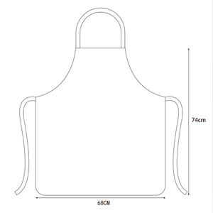 Kefei <span class=keywords><strong>3D</strong></span> Phim Hoạt Hình Nhà Bếp Tạp Dề Cho Phụ Nữ Vui Kỹ Thuật Số In Không Tay Bib Cho BBQ Thịt Nướng Nấu Ăn Và Đảng - Product Image 5