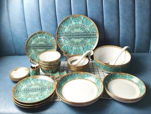 Service de table de luxe 32 pièces et service de table en céramique, vente chaude, style minimaliste européen, cadeaux, service en porcelaine osseuse, De Ollas 40 pièces - Product Image 5