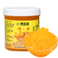 Mango Fruit Popping Boba Mutiara Isi Jus Berkualitas Tinggi untuk Minuman Teh, Smoothie, Makanan Penutup, Layanan Makanan