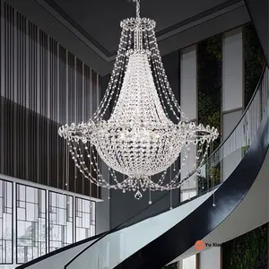 Lámpara de Araña de Cristal K9, Moderna, para Bodas y Hoteles, Iluminación de Techo para Comedor, Sala de Estar y Salón de Baile - Product Image 1