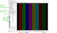 Controlador LED de Píxeles Programable y Direccionable KTRLIGHT H801TC/H803TC, Control por Aplicación, DMX512, WS2812B, WS2811, WS2815, Tira LED RGB