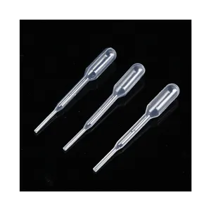 0.2ml65mm Laboratory Consumable Disposable Plastic Transfer Pipettes Medical Use Pipette Individual Sterile