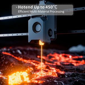 High Speed 500mm/s PEEK 3D Printer Industrial Desktop 450&deg;C High Temp Printing Machine for Ultem PEI/PPS/CF Medical &amp; Aerospace