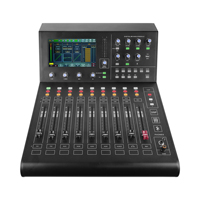 Console de mixage numérique professionnelle à 16 canaux avec écran tactile de 7 pouces et télécommande