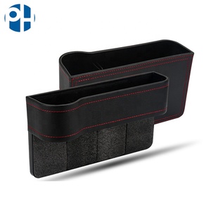 Organizador de Asiento de Coche Universal de Estilo Deportivo de Lujo, Caja de Almacenamiento de Cuero PU con Portavasos - Product Image 3