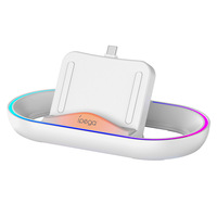 Station de Recharge Socle d'Alimentation pour PS5 Portal Portable avec Lumières RGB