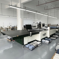 Plotter de Corte Automático CNC Panda de Cama Plana Multicapa para Prendas y Telas, Máquina de Corte de Telas (380V 16-25KW, 5 Años de Garantía)