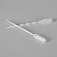 Meilleures pipettes Pasteur jetables en polypropylène de 1ml Pipettes de transfert graduées en plastique