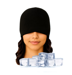 Migraine Relief <b>Cap</b> Soft Stretchy Gel Tension <b>Headache</b> Relief Extended Cooling Hangover Ice Hat Reusable One Size <b>Headache</b> - Product Image 1