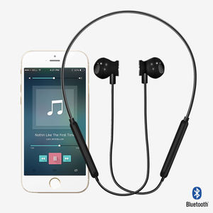 แม่เหล็กกีฬาไร้สายหูฟังคล้องคอ MP3หูฟังที่มีรายงานการตรวจสอบ BSCI, ISO9001. - Product Image 4