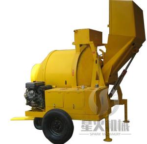 Tragbarer Betonmischer mit Hydraulischer Hebevorrichtung, 500L Trommel, Diesel-Motor, zum Fabrikpreis - Product Image 1