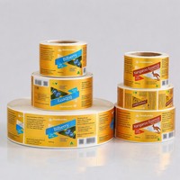 Étiquettes adhésives personnalisées de style livret, bleu clair, imprimées, pour l'étiquetage des flacons de médicaments pour animaux de compagnie
