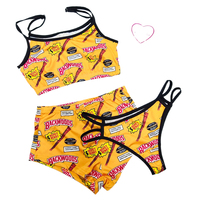 Ensemble 3 pièces sexy pour femmes, tenue de nuit été 2021, soutien-gorge et short