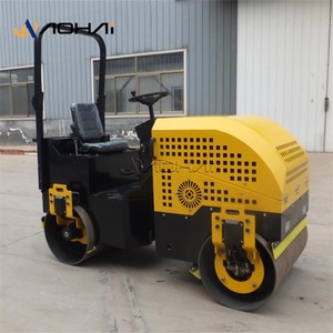El más nuevo Mini rodillo vibratorio de doble tambor de asfalto de 1 tonelada a 3 toneladas Mini compactador de rodillos de <span class=keywords><strong>carretera</strong></span> con componentes de <span class=keywords><strong>n</strong></span>úcleo de Motor de bomba de motor - Product Image 3