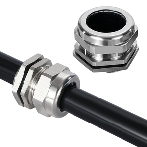 Pressacavo Impermeabile in Acciaio Inossidabile CE ROHS per Apparecchiature Automatiche, Connettore Impermeabile a Vite - Product Image 1