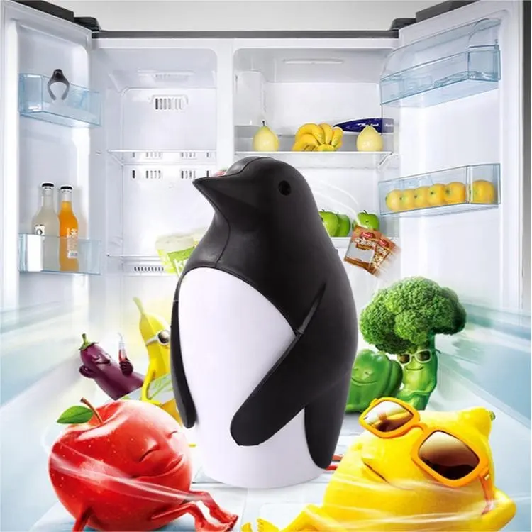 Penguin Refrigerator Deodorizer Box Baking Soda Holder for Refrigerator Cute Fridge Deodorizer Refrigerator Odor Eliminator