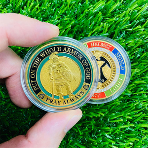 Moneda Conmemorativa Personalizada 'Armadura <span class=keywords><strong>de</strong></span> <span class=keywords><strong>Dios</strong></span>', Moneda <span class=keywords><strong>de</strong></span> Desafío y Bendición - Product Image 5