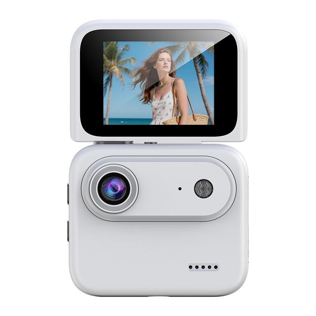 4K Outdoor Sports Camera Mini Thumb Camera 2.0 Inch Screen Handheld Y360 TF Card for Outdoor Cycling Vlogging