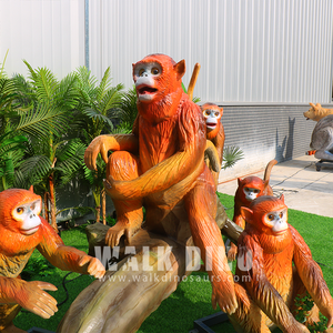 Modelo de Grupo de Macacos Animatrônicos para Uso em Shopping Centers e Parques de Aventura, Personalizável para Ambientes Internos - Product Image 6