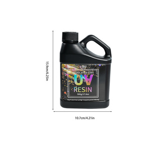 LEQU Happy And Fun 500g UV Glue <b>Clear</b> Fast Curing UV Adhesive for Jewelry Making Glass Bonding DIY Crafts - Product Image 6