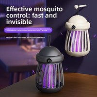 Nouvelle lampe UV anti-moustiques silencieuse pour chambre de bébé, piège USB suspendu domestique, attracteur automatique avec batterie intégrée