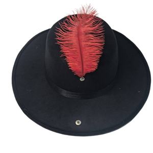 Sombrero Fedora de Plumas con Ala Ancha de Fieltro y Plumas de Avestruz para Bodas y Fiestas Casuales, Ajustable, Unisex, para Todas las Estaciones - Product Image 2
