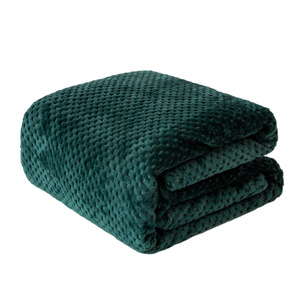 Couverture en flanelle à carreaux d'ananas double face en polyester doux et chaud confortable 100% <span class=keywords><strong>couleur</strong></span> unie pour canapé - Product Image 5