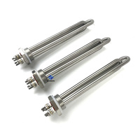 12V 24V 36V 200W 600W 1200W élément chauffant à immersion électrique chauffe-eau solaire chauffe-liquide avec bride à vis