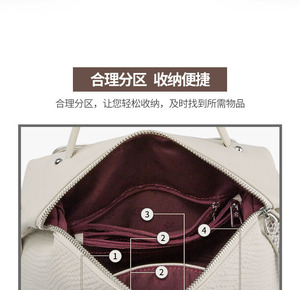 Nuevo Bolso de Mano de Diseño de Lujo, Bandolera de Cuero Genuino, Bolso de Cuero Vacuno para Mujer, Bolsos para Chicas - Product Image 4