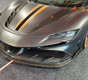Nouveau kit carrosserie en fibre de carbone pour Ferrari SF90, style KY, comprenant lèvre avant, diffuseur, spoiler et jupes latérales, avec caractéristiques SF90 - Product Image 4