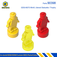 Gobricks - Accesorios de Construcción de Bloques MOC Personalizados al por Mayor, Ladrillos GDS-M373, LDD 90398, Pieza de Estatuilla de Trofeo para Minifiguras