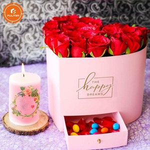 Tùy Chỉnh Da Lộn Hình Trái Tim Quà Tặng Tăng Hộp Nhung Đen Sô Cô La Hộp Hoa Cho Bảo Quản Tăng - Product Image 3