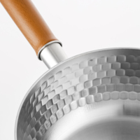 Multifunktions-Edelstahl Nudeln im japanischen Stil, die dampf enden Milch topf kochen Schnee wanne Induktion sherd mit Glas deckel