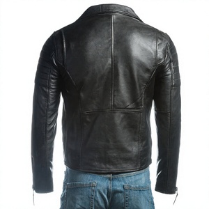 <b>Leather</b> <b>Jackets</b> <b>Men</b> Black Color <b>Men</b> <b>Leather</b> <b>Jacket</b> Full Sleeve Product <b>Leather</b> <b>Jacket</b> For <b>Men</b> - Product Image 3