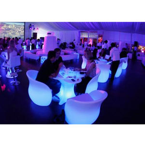 Tables rondes modernes de luxe à LED RVB <span class=keywords><strong>bon</strong></span> <span class=keywords><strong>marché</strong></span> Glow Terrace Coffee Table Set (Tp117) - Product Image 3