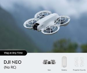 GKS Neo Beginner <b>Drone</b> with Camera & LED <b>Lights</b> Remote/App Control 20km Transmission 12MP Plastic Material 18-Minute Flight Time - Product Image 4