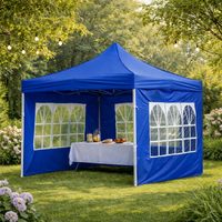 Carpa Plegable 3x3m para Exteriores, Carpa de Mercado Plegable, Toldo Plegable con Paredes, Gazebos en Venta